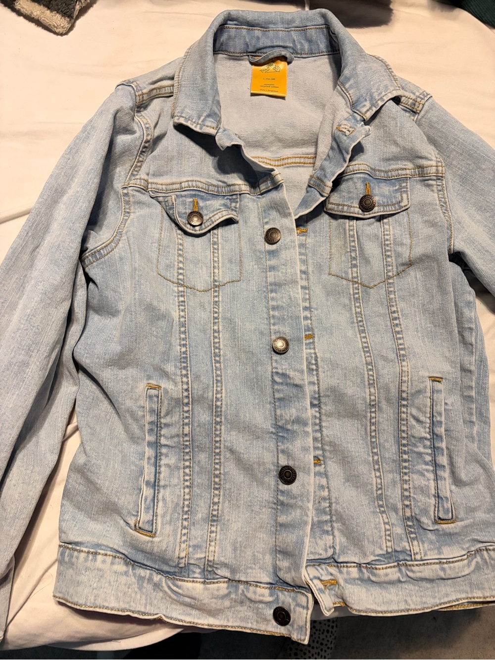 Light Blue Denim Jacket Therabouts boys size 14/16